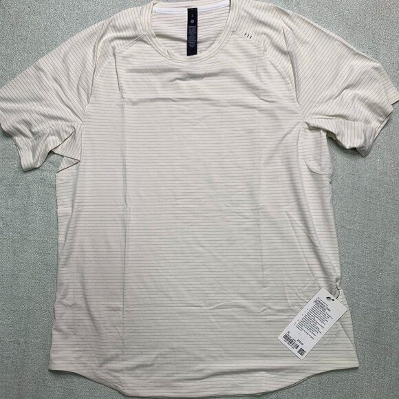 lululemon athletica Other - Lululemon mens License to Train Short-Sleeve Shirt XL. Color: Heathered Bone NWT